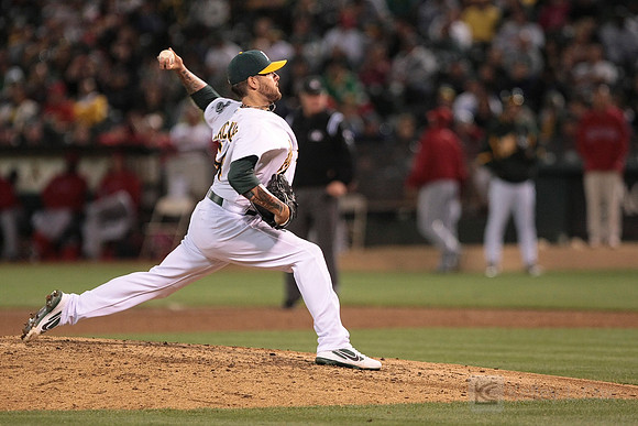 MLB: Los Angeles Angels at Oakland Athletics