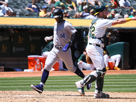 MLB: Colorado Rockies at Oakland Athletics