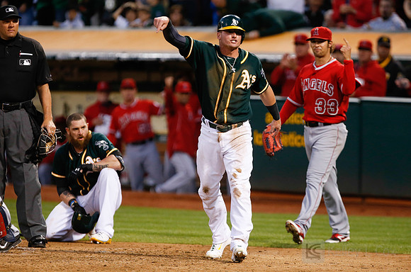 MLB: Los Angeles Angels at Oakland Athletics