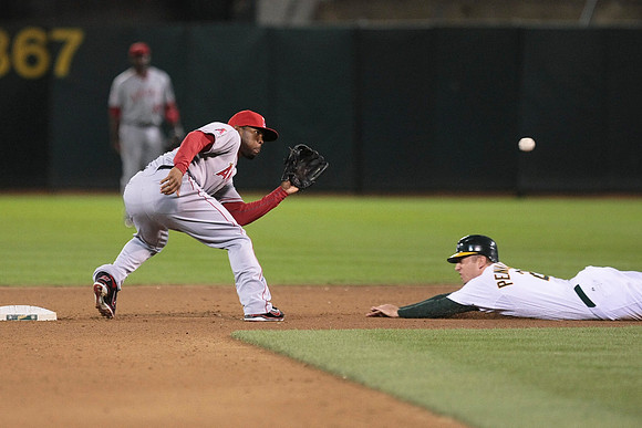 MLB: Los Angeles Angels at Oakland Athletics