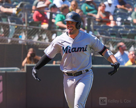 MLB: Miami Marlins at Oakland Athletics
