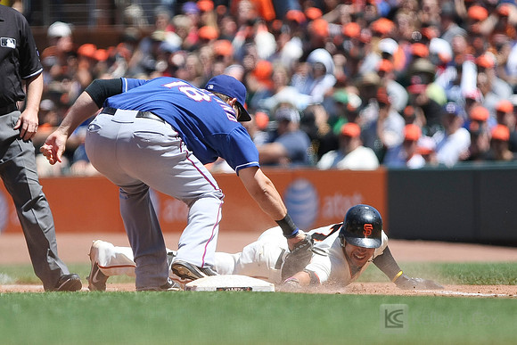 MLB: Texas Rangers at San Francisco Giants