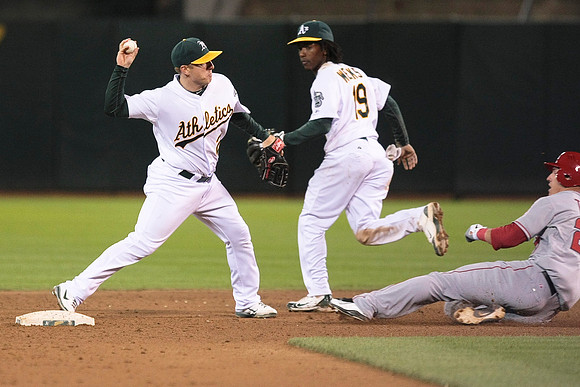 MLB: Los Angeles Angels at Oakland Athletics