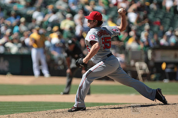 MLB: Los Angeles Angels at Oakland Athletics