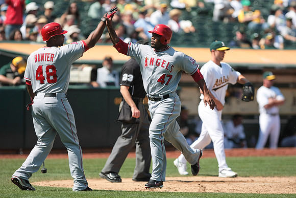 MLB: Los Angeles Angels at Oakland Athletics