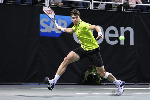 Tennis: SAP Open-Raonic vs Istomin