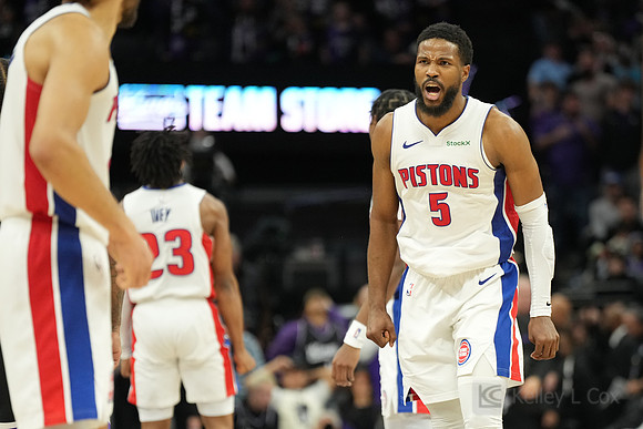 NBA: Detroit Pistons at Sacramento Kings