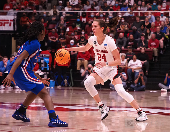 NCAA Womens Basketball: NCAA Tournament - Second Round-Kansas at Stanford