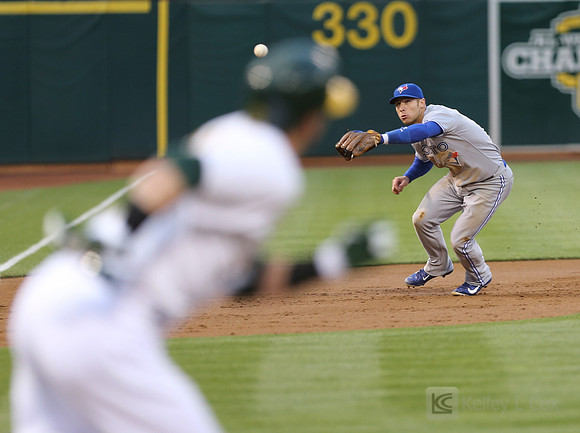 MLB: Toronto Blue Jays at Oakland Athletics