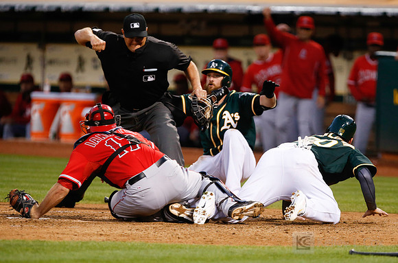 MLB: Los Angeles Angels at Oakland Athletics