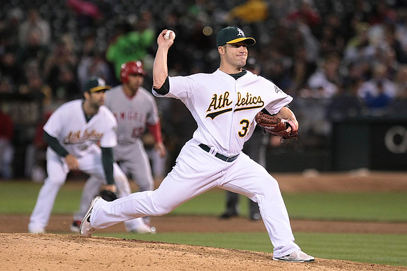 MLB: Los Angeles Angels at Oakland Athletics