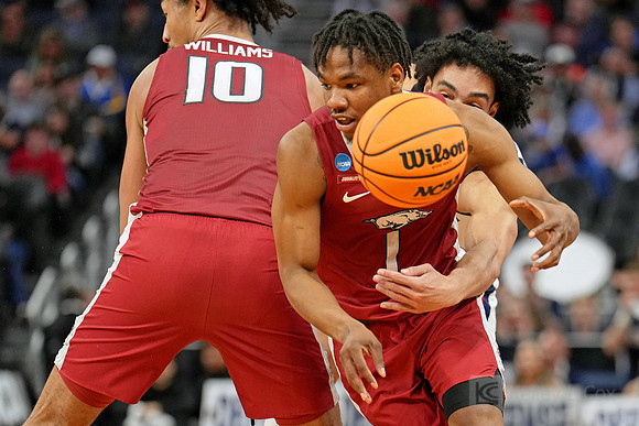 NCAA Basketball: NCAA Tournament West Regional-Arkansas vs Gonzaga
