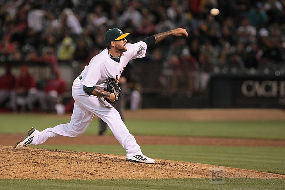 MLB: Los Angeles Angels at Oakland Athletics