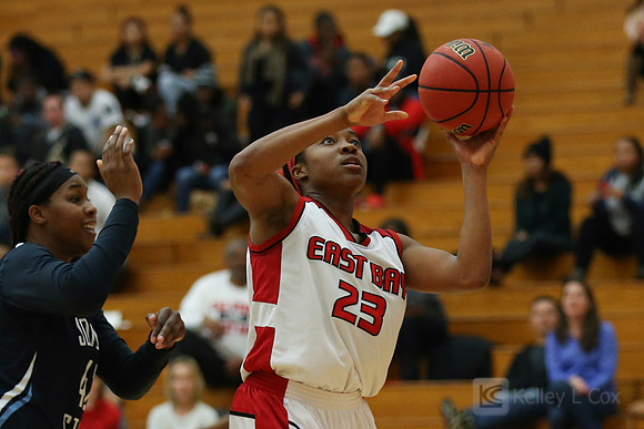 Cal State East Bay Pioneers forward Tori Breshers (23)