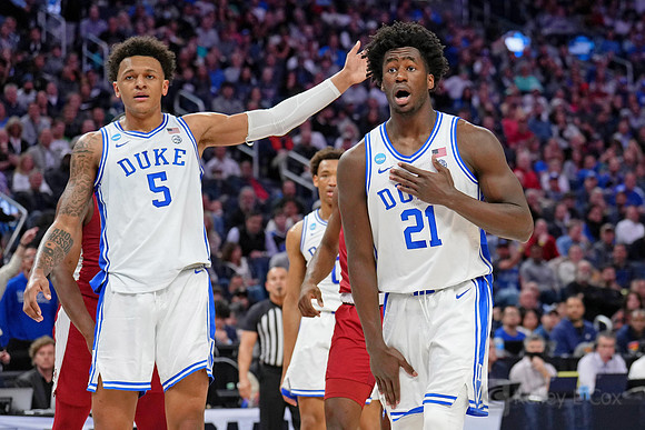 NCAA Basketball: NCAA Tournament West Regional-Arkansas vs Duke