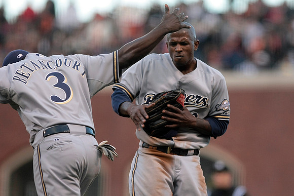 MLB: JUL 23 Brewers at Giants