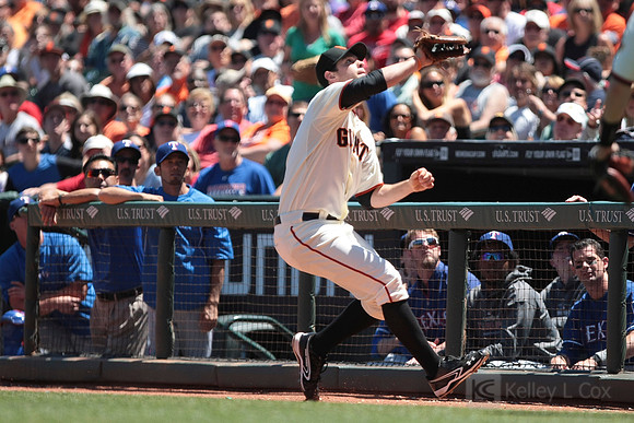 MLB: Texas Rangers at San Francisco Giants