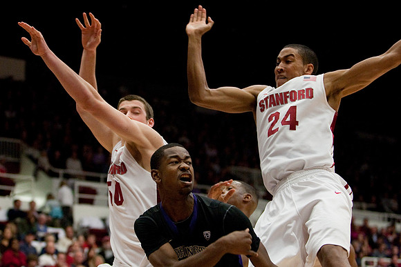 NCAA MEN'S BASKETBALL 2011 - Jan 13 - Washington at Stanford