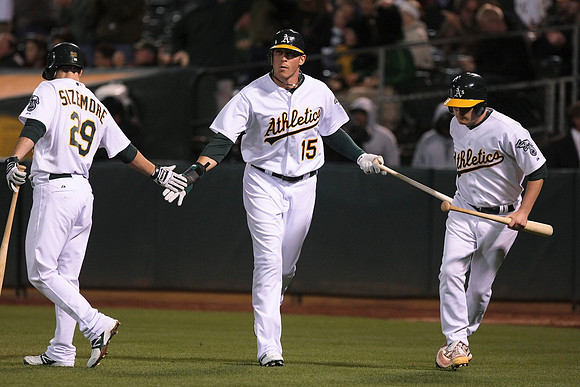 MLB: Los Angeles Angels at Oakland Athletics