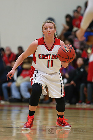Cal State East Bay Pioneers guard  Laci Effenberger (11)