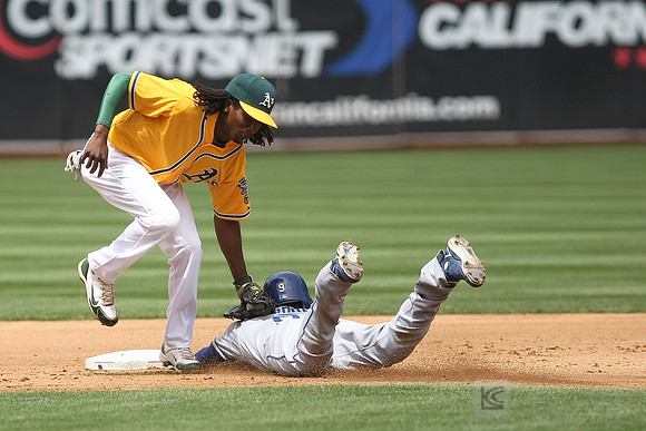 MLB: Los Angeles Dodgers at Oakland Athletics