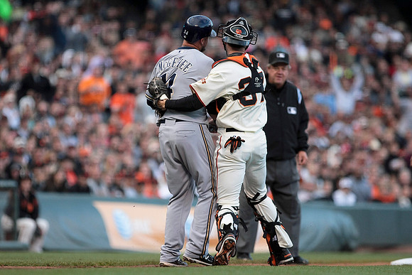 MLB: JUL 23 Brewers at Giants