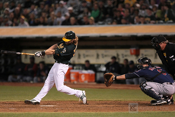 MLB: Cleveland Indians at Oakland Athletics