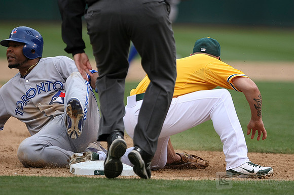 MLB: Toronto Blue Jays at Oakland Athletics