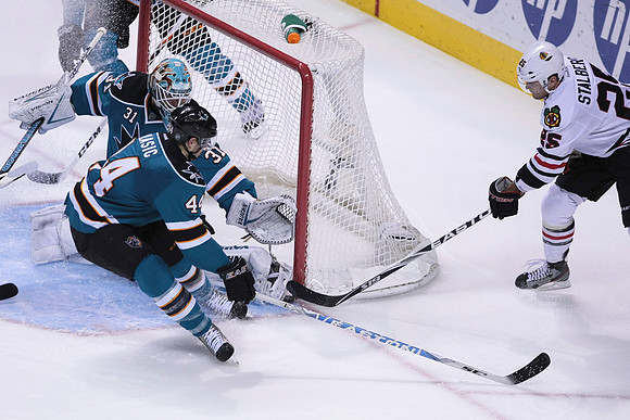 NHL: Chicago Blackhawks at San Jose Sharks