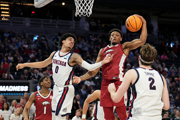 NCAA Basketball: NCAA Tournament West Regional-Arkansas vs Gonzaga