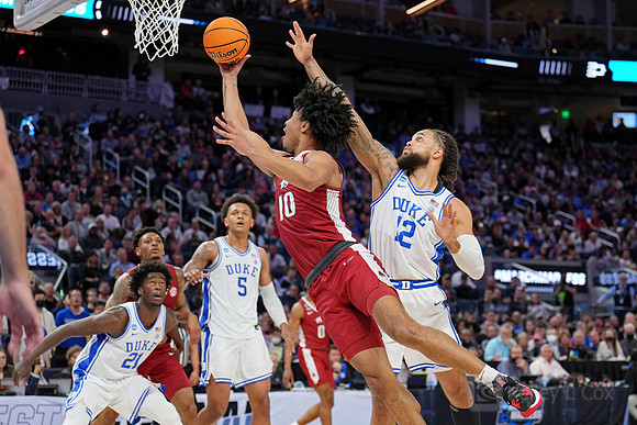 NCAA Basketball: NCAA Tournament West Regional-Arkansas vs Duke