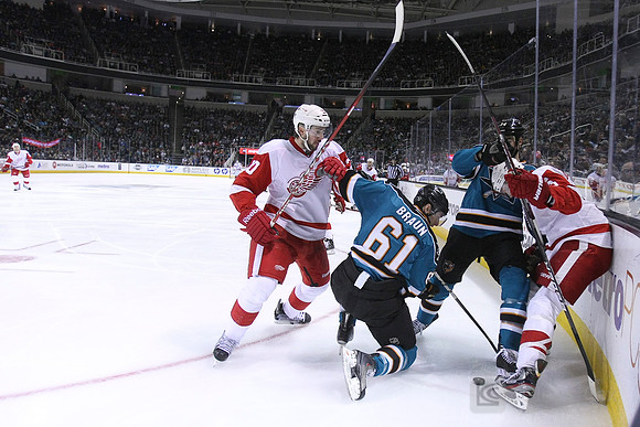 NHL: Detroit Red Wings at San Jose Sharks