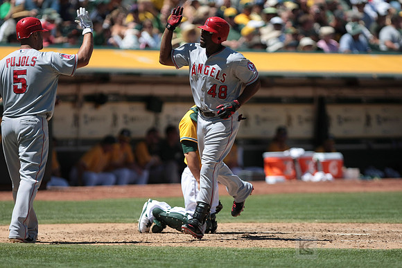 MLB: Los Angeles Angels at Oakland Athletics