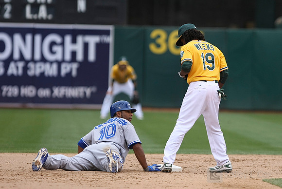MLB: Toronto Blue Jays at Oakland Athletics
