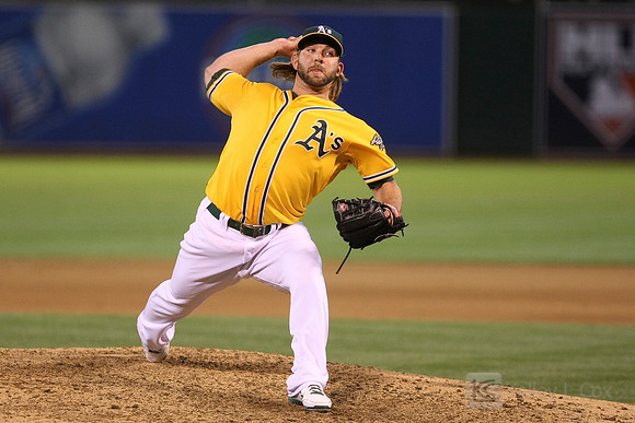 MLB: Texas Rangers at Oakland Athletics