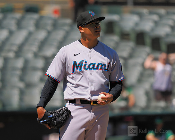 MLB: Miami Marlins at Oakland Athletics