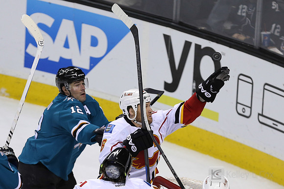 NHL: Calgary Flames at San Jose Sharks