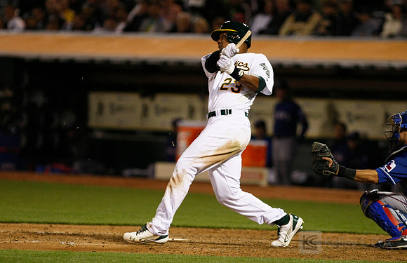 MLB: Texas Rangers at Oakland Athletics