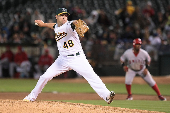 MLB: Los Angeles Angels at Oakland Athletics