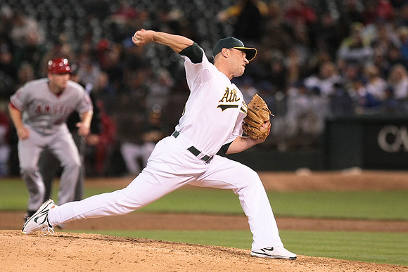 MLB: Los Angeles Angels at Oakland Athletics