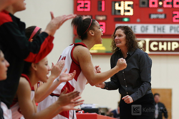Cal State East Bay Pioneers head coach Suzy Barcomb