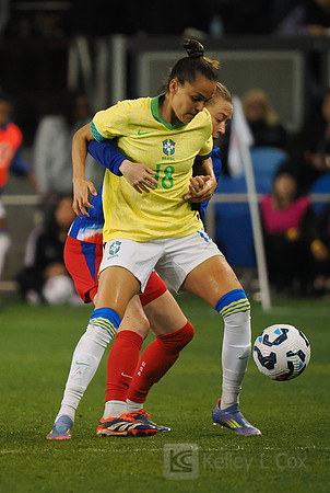 Soccer: International Women's Friendly-Brazil at USWNT