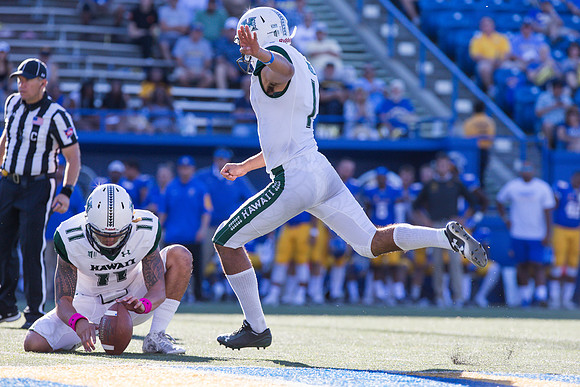 NCAA Football: Hawaii at San Jose State