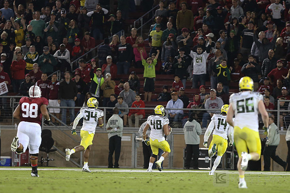 NCAA Football: Oregon at Stanford