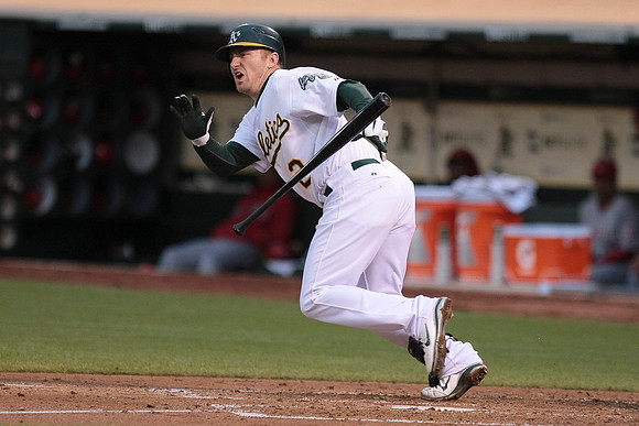 MLB: Los Angeles Angels at Oakland Athletics