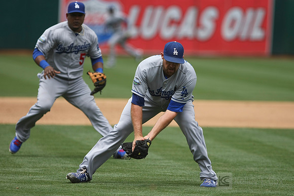 MLB: Los Angeles Dodgers at Oakland Athletics