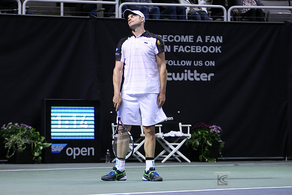 Tennis: SAP Open-Istomin vs Roddick