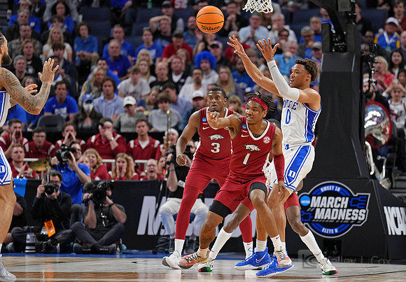 NCAA Basketball: NCAA Tournament West Regional-Arkansas vs Duke