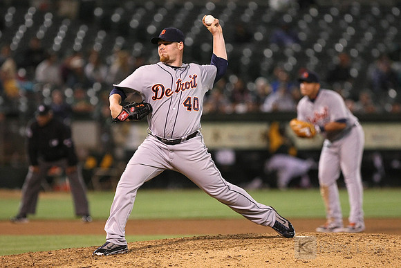 MLB: Detroit Tigers at Oakland Athletics