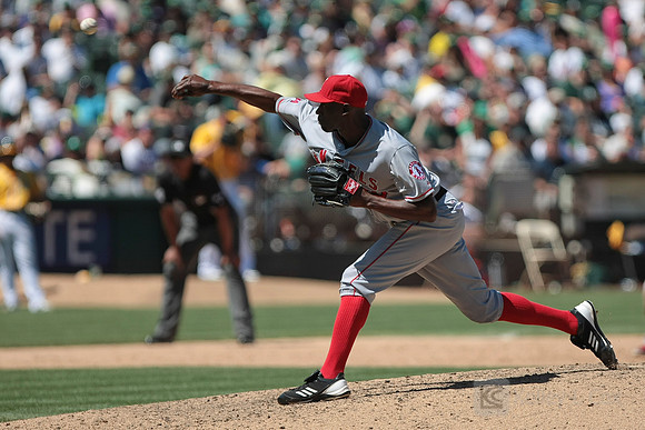 MLB: Los Angeles Angels at Oakland Athletics